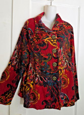 HABITAT Clothes to Live Multicolor CARDIGAN Tunic Sweater, Size L