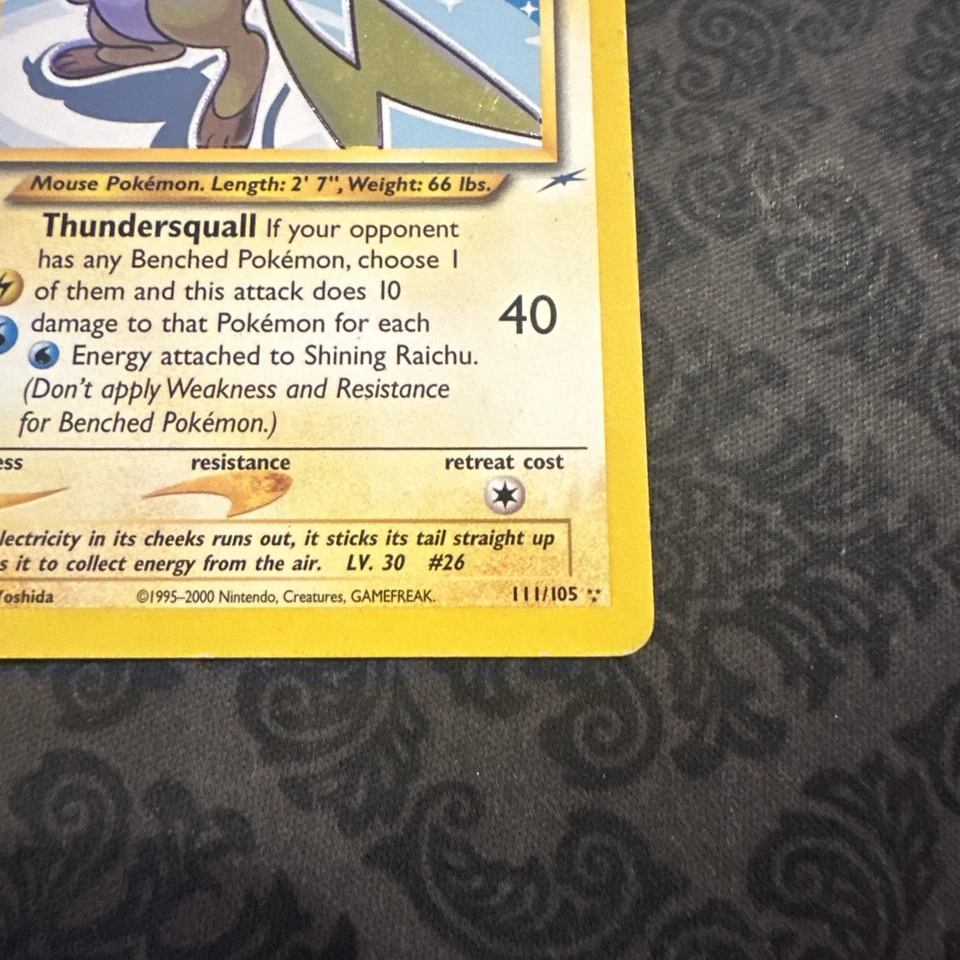 Shining Raichu 111/105 Neo Destiny - Image 3 of 4