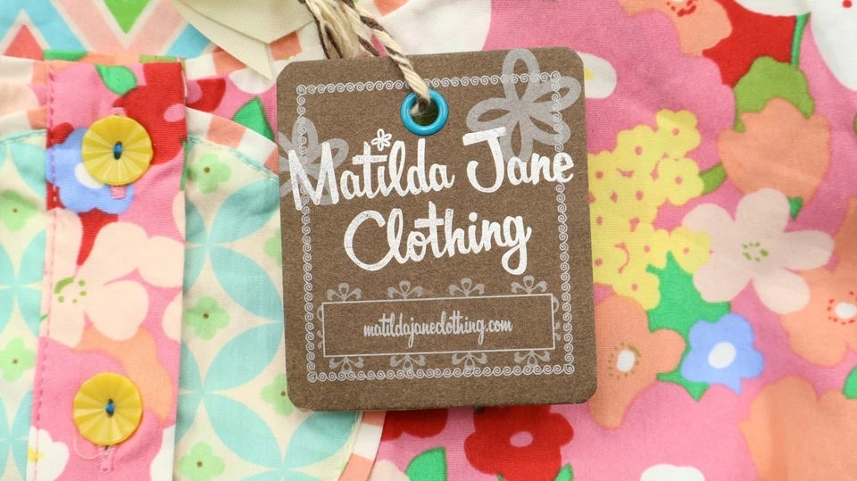 Matilda Jane Women's Dress Size M Multicolour Floral Sleeveless Button New - Image 4 of 4