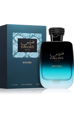 #ad Rasasi Hawas Malibu 3.38 Oz Men Eau De Parfum Spray New $35.00