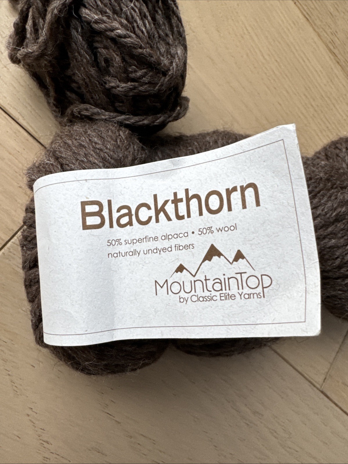 Classic Elite Blackthorn Yarns Natural Undyed Alpaca Wool Yarn Chunky
