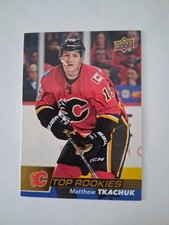 2017-18 Upper Deck Top Rookies Matthew Tkachuk RC #R-6 Calgary Flames Gold NM+