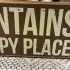 Decorative Wood Wall/ Shelf Sign Primitives By Kathy — photo 6