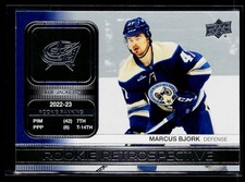 2022-23 UD Marcus Bjork Rookie Retrospective #RR-17 - Columbus Blue Jackets