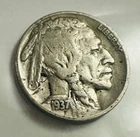 1937 biffalo nickel with almost full horn as shown # NA BN 1937 AFH