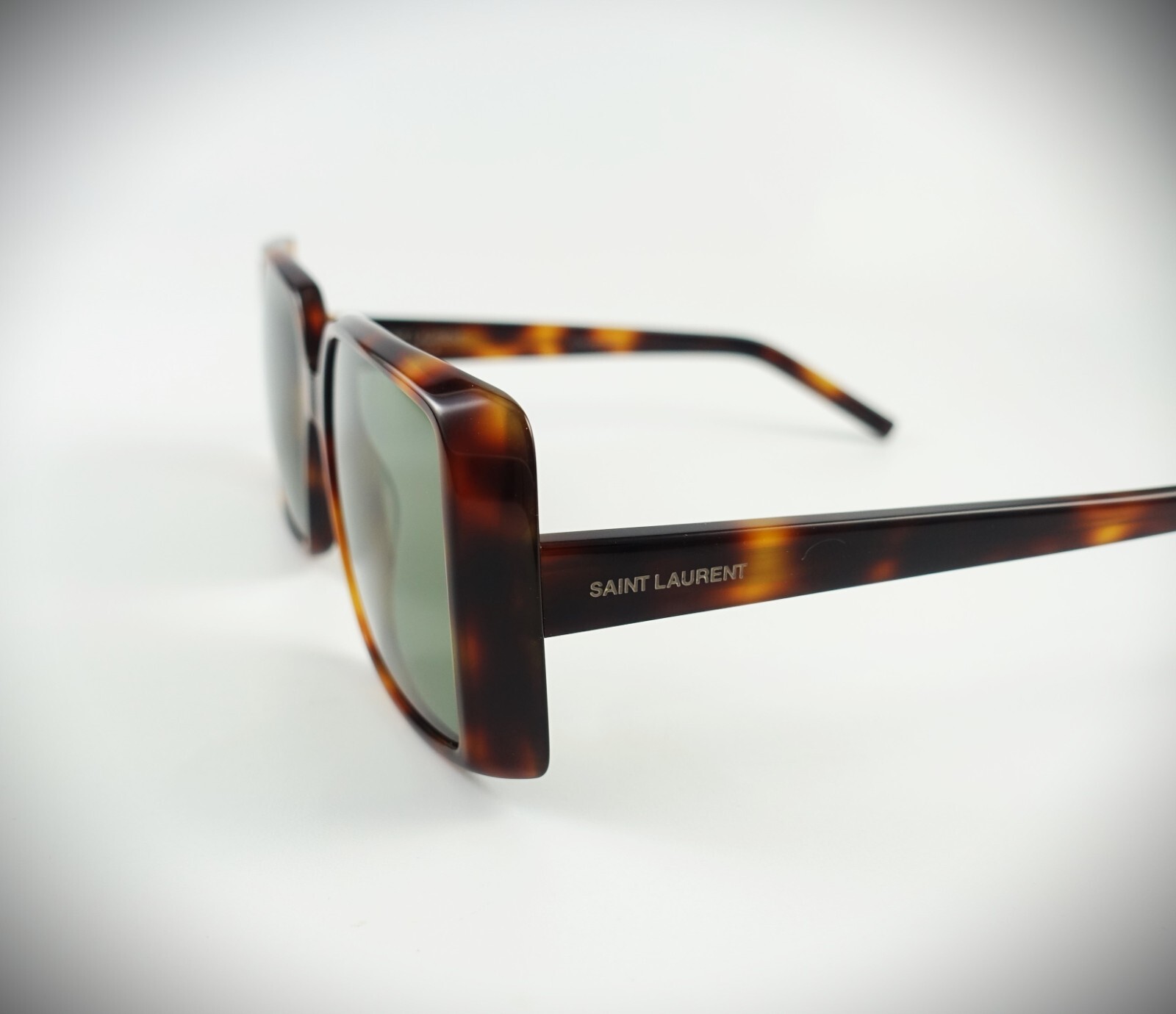 Occhiali da sole Saint Laurent New Wave avana verde SL 451 004 56 16 140 NUOVI