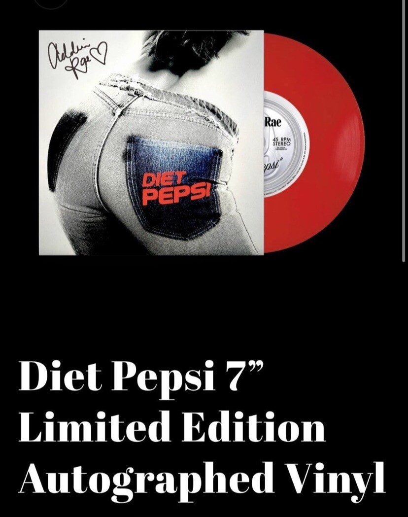 Addison Rae Diet Pepsi サイン入りレコード Addison Rae Diet Pepsi Vinyl - Signed | eBay