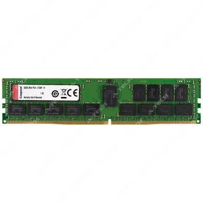 Barrette Mémoire Kingston 32 Go RDIMM DDR4-2133 PC4-17000 ECC Registrée 2Rx4