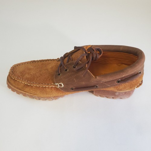 Timberland Authentics 3 Ojos Clásico Mediano Marrón Gamuza A29UF EE. UU. Para Hombres Talla 10.5 - Imagen 6 de 12