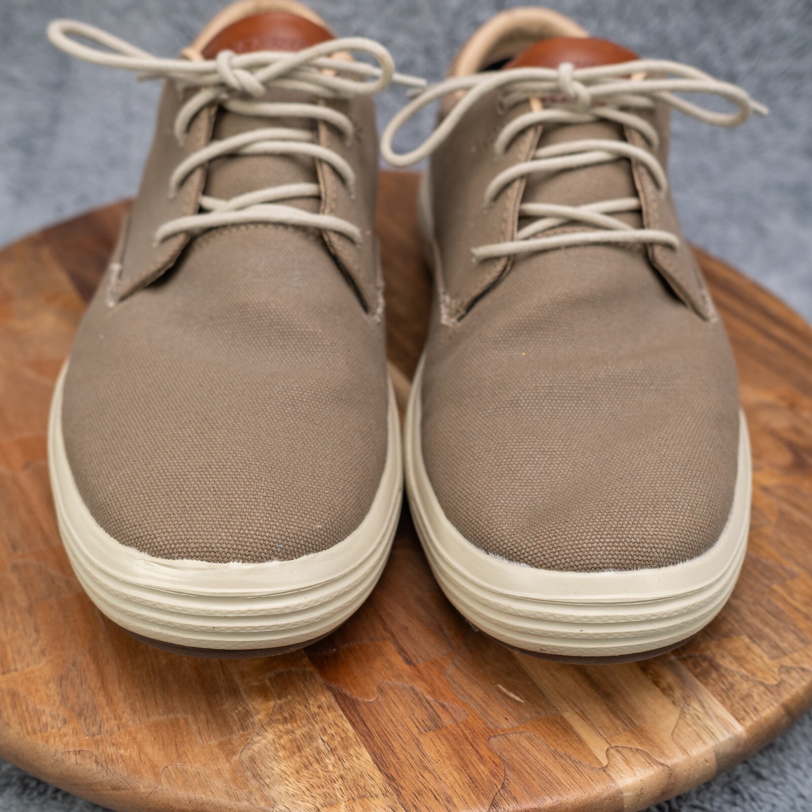 SAOLA Scarpe comode stringate Skechers Parton Wilcon Oxford marroni da uomo US 13 CHOC 65925