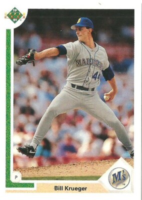 BILL KRUEGER SEATTLE MARINERS #60F - UPPER DECK FINAL EDITION ED NM-MT 1991