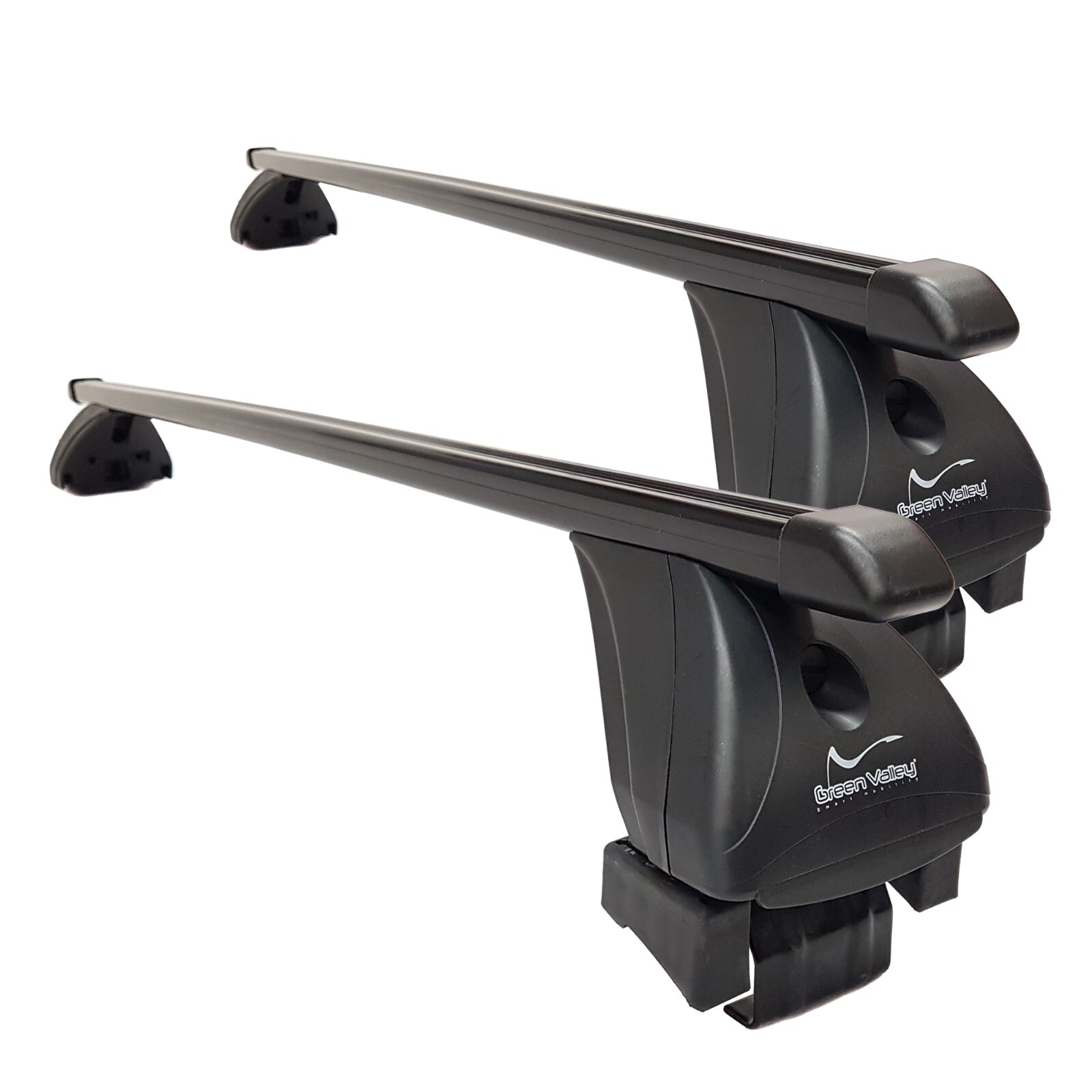 Complete Roof Rack Cross Bars, for Renault Captur 2013 to 2019 No Rails