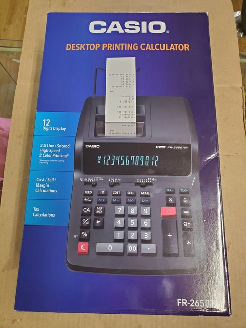 casio fr 2650t 12 digits