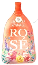 Outdoor Collection Melamine Pink ROSE Wine 🍷 Tray NEW