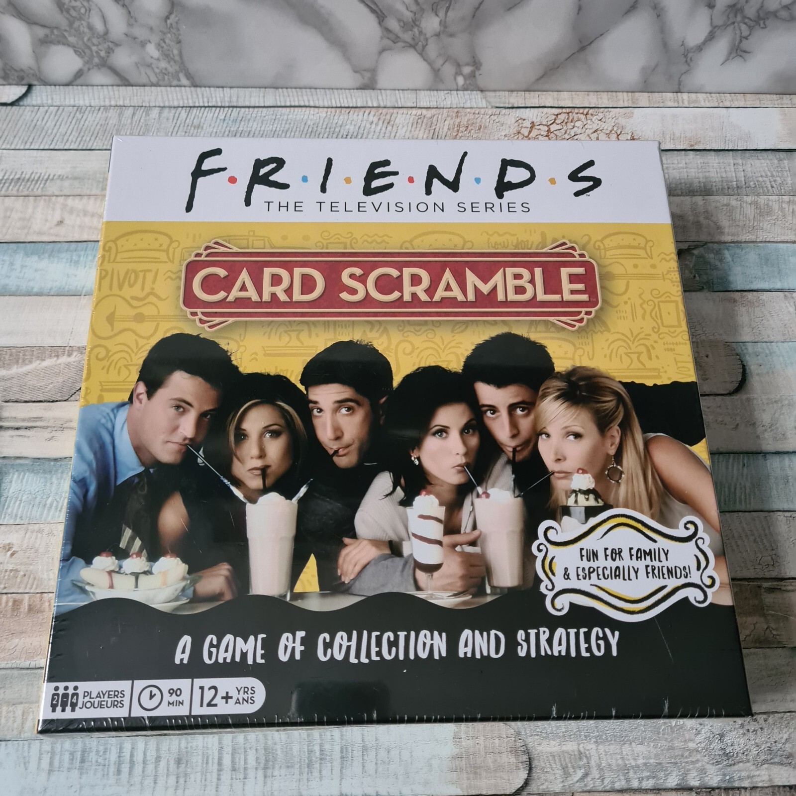 Friends Card Scramble: Board Game of Collection & Strategy ~ New & Sealed