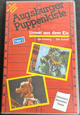 Augsburger Puppenkiste Urmel aus dem Eis Folge1 - VHS Kassette gebraucht