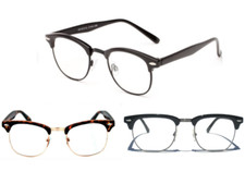 Soho Glasses Clear Lens Black or Demi Malcom ...
