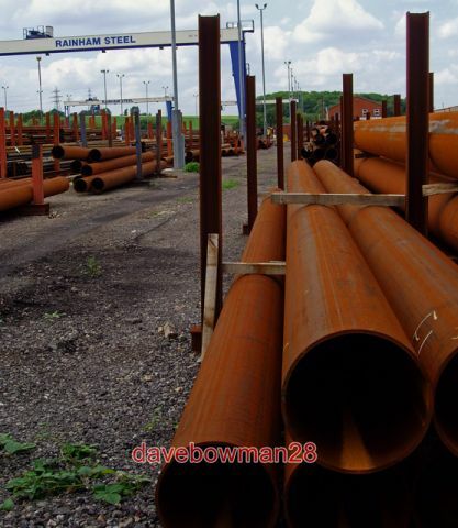 PHOTO RAINHAM STEEL SCUNTHORPE OFF MANNABERG WAY A LARGE STOCKYARD HOLDING OVER - Picture 1 of 1