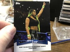 2018 Topps WWE Women’s Division Matches and Moments #SDL-3 Naomi