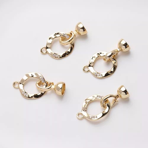 1pcs Round Ring Toggle Clasp,Bracelet Necklace Connector End Clasp,Jewelry Clasp - Picture 4 of 7