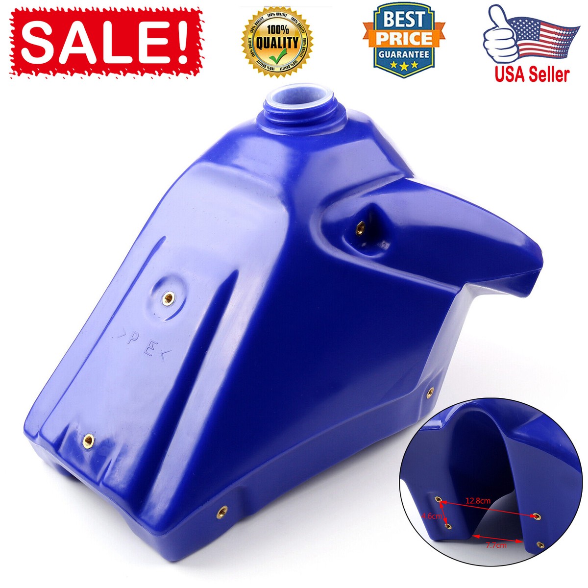 Blue Fuel Gas Tank Petrol Gastank Fits Yamaha TTR125 TTR 125 2000