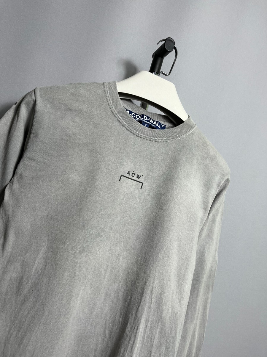 ACW a cold wall t-shirt long sleeve gray mens Sz S | eBay