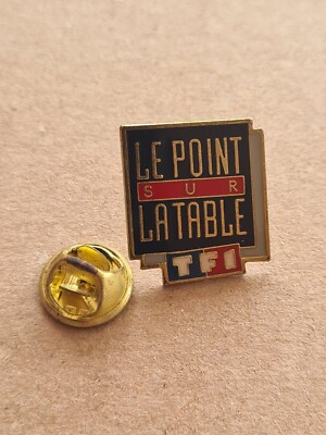 (C4) VINTAGE PINS LE POINT SUR LA TABLE TF1 