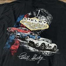 Official Shelby American Shirt Mens 3XL Black Graphic Las Vegas,Nevada Tee