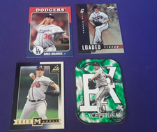 1998 zenith promo greg maddux zteam/e-xceptional green #/999/retro opc 1975/load
