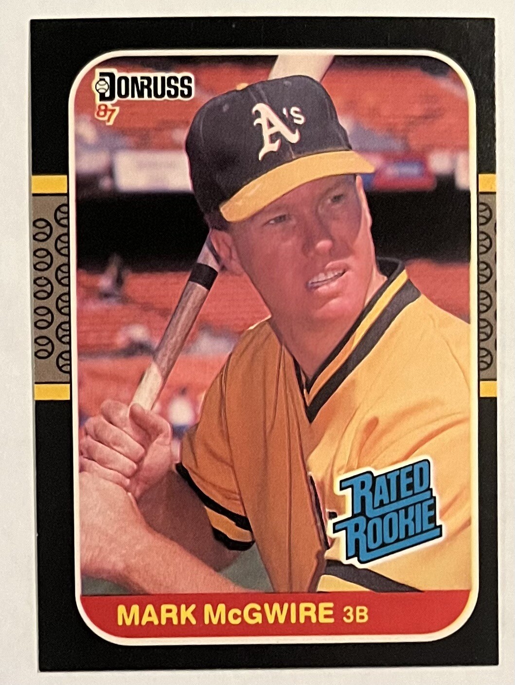 1987 DONRUSS MARK MCGWIRE #46 RATED ROOKIE OAKLAND ATHLETICS A’S 2