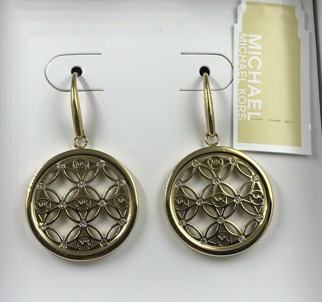 michael kors monogram earrings