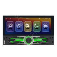 Car MP5 Player Radio Single Din 6.86in CarPlay Android Auto Bluetooth Head Unit