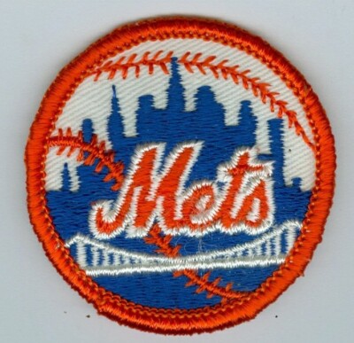 10 1980s New York Mets 2-1/4 inch Embroidered Patch Unused Sew-on Skyline Emblem