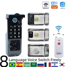 Digital Double Fingerprint Lock Waterproof Wifi APP Remote Control Biometric
