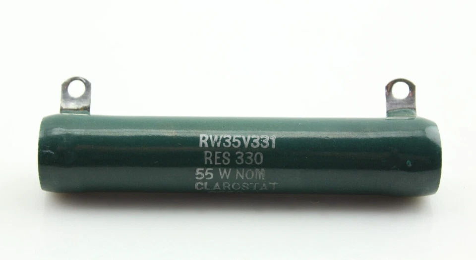 330 Ohm 55 Watt NOM RW35V331 Vintage 1966 NOS Qty 1 CLAROSTAT Power Resistor - Image 2 of 4