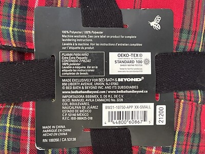 専用　セット Christmas Pajamas Toddler 2/3 Plaid Classic Red Tartan 2 Piece Set
