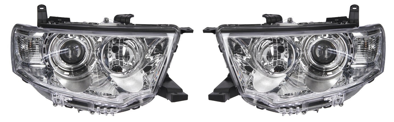 Phares avant droit et gauche électriques pour Mitsubishi L200 Triton de 2005 à 2010