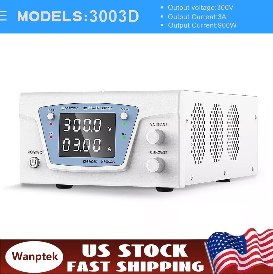 Adjustable DC 0-30V 300V 0-3A 60A 100A Lab Power Supply Variable Bench ...