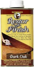 Howard Products RF8 Restor-A-Finish, 8 Oz, Dark Oak, 8 Fluid Ounces