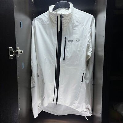 Ralph Lauren Herren RLX Designer Jacke Weiß Größe M UVP 439 