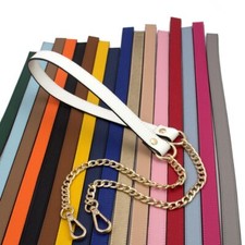 Women's Cross Leather Metal Chain Shoulder Crossbody Handle Handbag Bag Strap