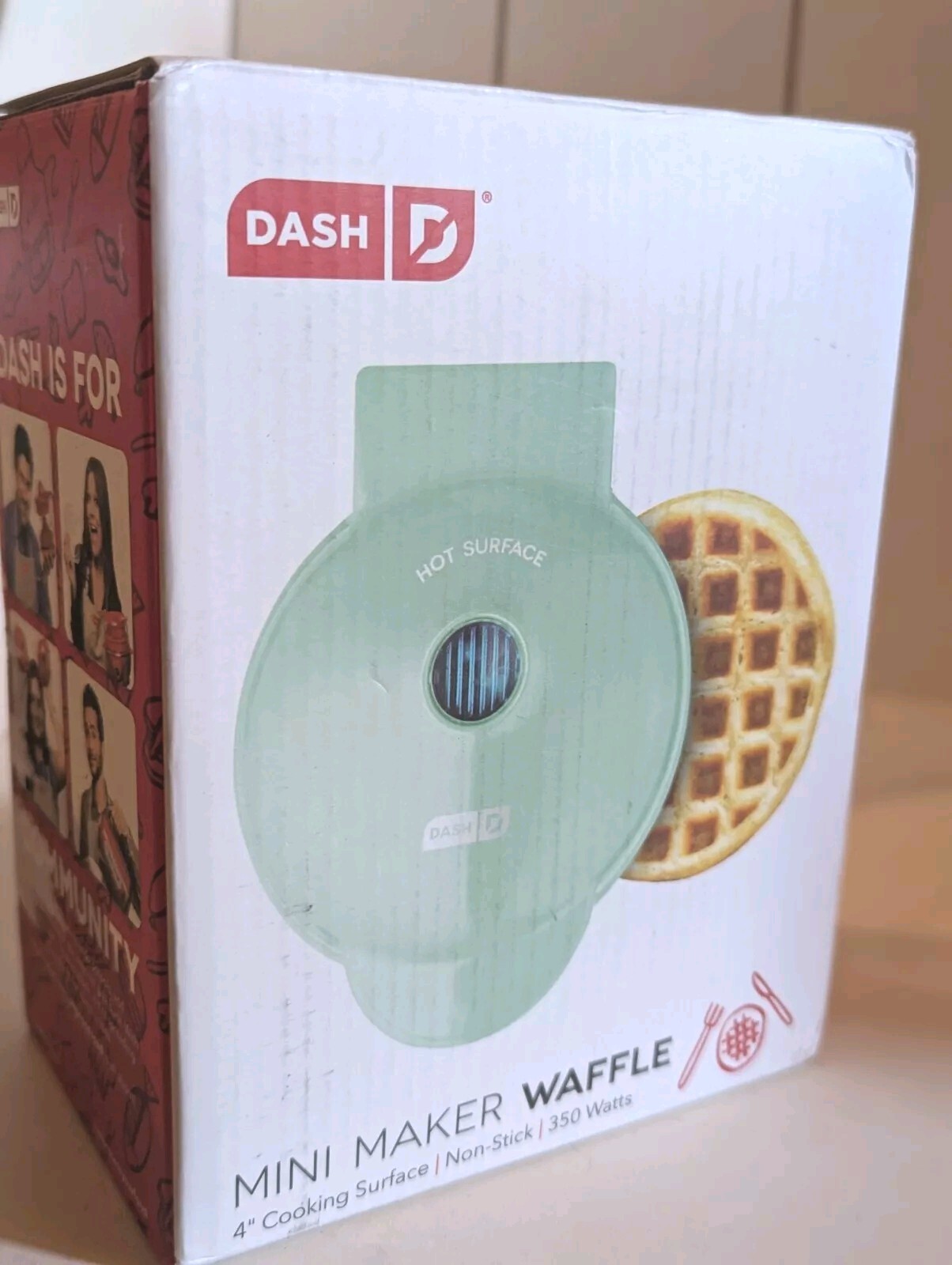 Dash Mini Waffle Maker - Quick Heat Nonstick Waffle Iron for Perfect Breakfasts-image