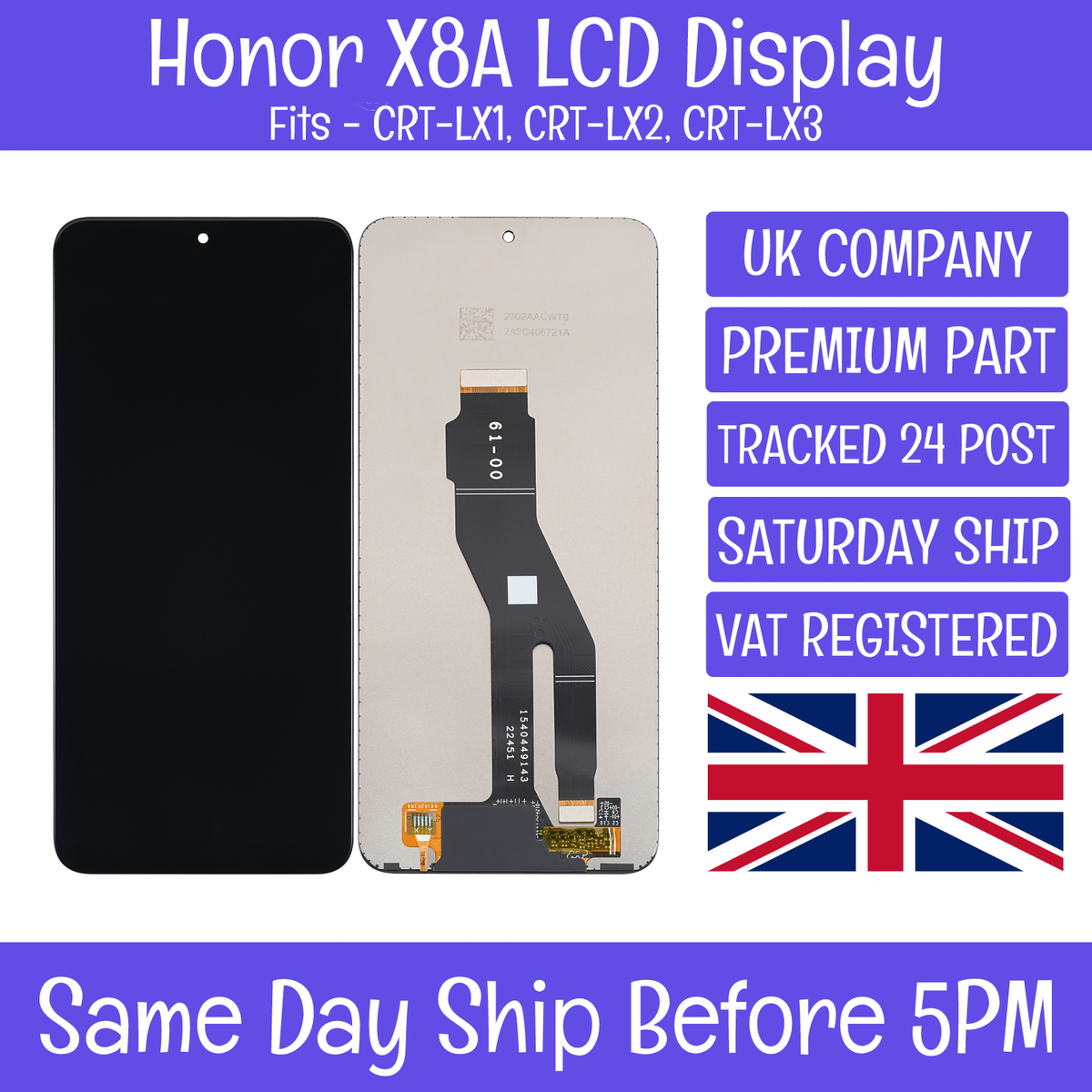 Pulsante Accensione E Volume Per HONOR X8A E 90 LITE 5G - Ricambio Compatibile - Foto 8