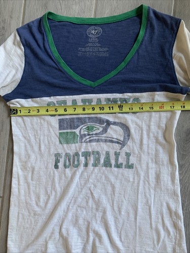 green - navy NFL Seattle Seahawks 47’ short sleeve Size L, established 1976, d2 - Picture 14 of 19