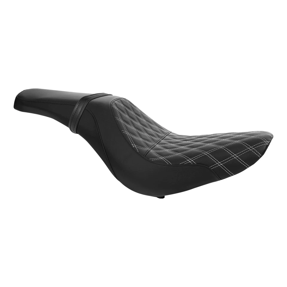 Asiento de conductor pasajero apto para Harley Street Bob Softail Heritage Classic 18-2023 Foto 4 de 4