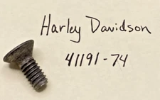 QTY 2 REPLACES HARLEY DAVIDSON 41191-74 SCREW