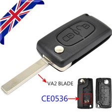 Remote Car Key Shell Fob Case Replacement For Citroen C2 C3 C4 C8 VA2 CE0536