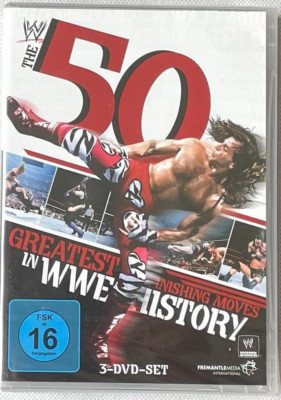 WWE - 50 Greatest Finishing Moves In WWE History, Wrestling NEU OVP