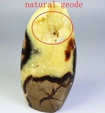 Natural Dragon Septarian Calcite Geode QUARTZ Crystal Free-form Stone Healing