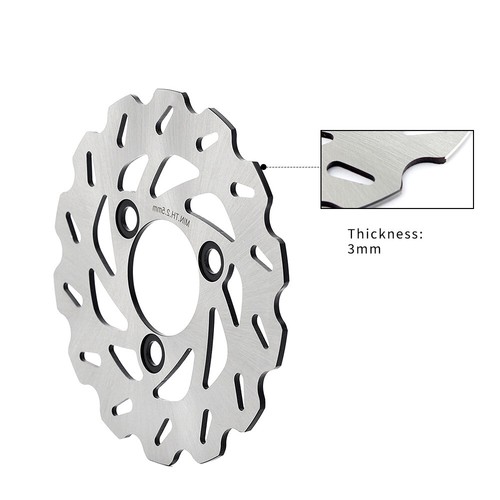 Front Rear Brake Disc Rotors Pads For Suzuki Quadracer 450 LTR450 LT-R 450 06-11 - Picture 4 of 19